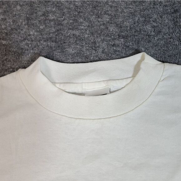 Vtg 90's L.A. Sportwear Amrica Flag Crewneck Mens T-Shirt Size L Single Stitch - Picture 3 of 11